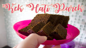 330 gram ++ harga belum masuk pos. Cara Buat Kek Hati Parek How To Make Hati Parek Cake Youtube