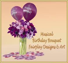 Check spelling or type a new query. Second Life Marketplace Fda Happy Birthday Purple Palette Flower Bouquet With Balloon
