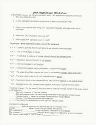 50 Best Of Dna And Replication Worksheet Answers Gallery In 2020 Dna Replication How To Memorize Things Worksheets