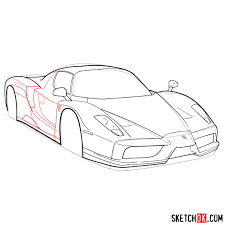 But as you already understood, we love sports cars and supercars very much, and we are going to design a huge number of similar supercars. How To Draw Ferrari Enzo Sketchok Easy Drawing Guides
