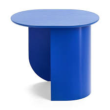 Plateau Side Table In Color Blue Side Table Furniture Maximalist Decor