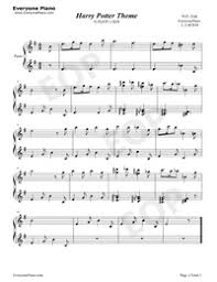 Harry Potter Theme Free Piano Sheet Music Piano Chords