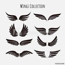 Birds Of Prey Logo Vector Vector Wings Logo Set Winged Logo Company And Icon Wing Flying Eagle Wing Brand And Logotype Wing Bird Illustration Ad In 2020 Wings Icon Wings Artwork Wings Sketch