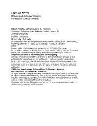 Lecture Notesdegree And Diploma Programsfor Health Science Studentsmedical Parasitologydawit Assafa Ephrem Kibru Lectures Notes Science Student Health Science