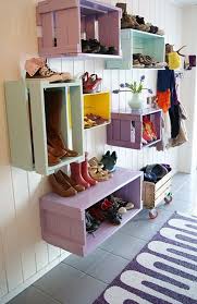 Coole Bastelideen Fur Die Wiederverwendung Von Obstkisten Schuhregal Selber Bauen Regal Selber Bauen Und Schuhregal