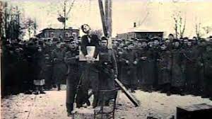 Повешена фашистами 29 ноября 1941 года у деревни. Vera Voloshina Devushka S Veslom