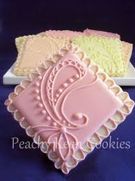 Paisley Cookies Is A Soft Pastel Pallet Cookie Decorating Wedding Cookies Fancy Cookies