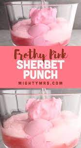 Pink Sherbet Punch Recipe Baby Shower Punch Recipes Baby Shower Drinks Baby Shower Punch