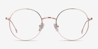Dapper Round Rose Gold Frame Eyeglasses Eyebuydirect Gold Circle Glasses Rose Gold Glasses Circle Glasses Men
