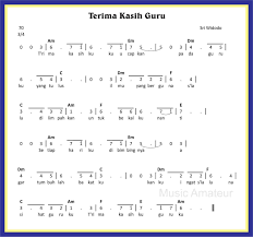 Lirik Lagu Terima Kasih Guruku Dalam Bahasa Inggris Seputaran Guru