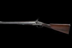Sold at Auction: A SCARCE 12-BORE PERCUSSION DOUBLE-BARRELLED PIGEON GUN BY ALFRED  LANCASTER, LONDON, serial no. 3644,