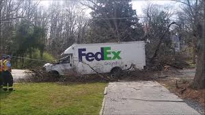 Maybe you would like to learn more about one of these? Tree Crashes Onto Power Lines Fedex Truck News The Courier Tribune Asheboro Nc