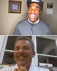 Nfl Urban Meyer Surprises Jeff Okudah On Draft Night Facebook Brayden coombs called an unauthorized fake punt in the fourth quarter of sunday's detroit lions loss to the tennessee titans.