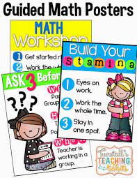 Launching Guided Math Guided Math Math Poster Math Workshop