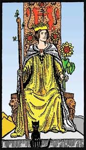 The numerological value of the queen ofcups is the number 3. Queen Of Wands Tarot Meaning Love Career Health More
