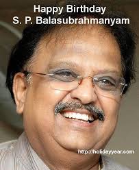 Happy Birthday S P Balasubrahmanyam Spb Famous Indian Playback Singer Actor Music Director Voice Actor And Film P Old Song Download Singer Film Producer