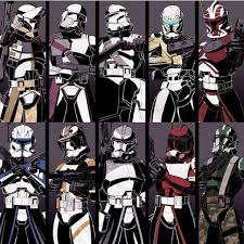 Nomoremutants On Instagram Who S You Favorite Clone Trooper Rex Bly Gree Cody Thi Star Wars Drawings Star Wars Characters Pictures Star Wars Poster