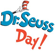 Seuss books to my kids. Happy Dr Seuss Day