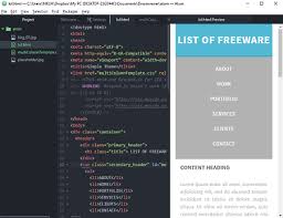 It provided us side by side view of what our html would look like. 7 Best Free Open Source Dreamweaver Alternative Software For Windows