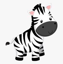 Happy jungle animals seamless pattern green birthday card with tiger, giraffe, zebra,cake,leaf,rainbow,light and balloon Zebra Baby Zoo Animals Cartoon Hd Png Download Kindpng