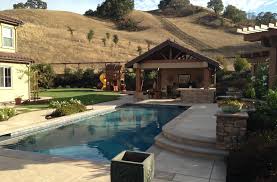 Swimming Pool Design With Landscape And Hardscape For Danville Home