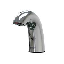 It includes integral shanks, quarter turn ceramic disc cartridges, and a 4 long integral cast spout. Zurn Z6950 Xl S E Aqua Fit Serio Series 1 Hole Sensor Faucet 1 5 Gpm Aerator Outlet Chrome