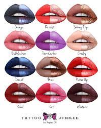 The Tattoo Junkee Glitter Lip Kits Come With A Matte Lip Stain In A Spectrum Of Colors And A Glitter Effect To Add On To Matte Lip Stain Glitter Lips Lip