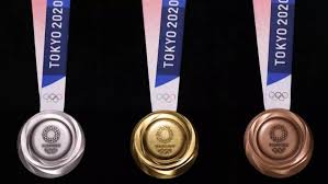 W atlancie sportowcy zmagali się w 3 nowych konkurencjach: Zaprezentowano Medale Letnich Igrzysk Olimpijskich 2020 Powstaly W Calosci Ze Starych Gadzetow