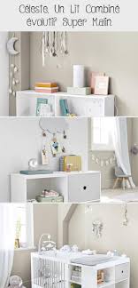 celeste un lit combine evolutif super malin decoration in 2020 changing table home decor furniture