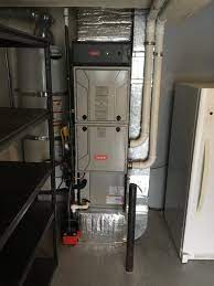 Air conditioning mode usually requires more airflow than the heating mode of a gas furnace. Nw Portland Bryant Furnace A C Install Evergreen Gas Heating Cooling