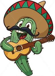 When it comes to cacti, it's mostly blood and tears. Cute Cartoon Mariachi Cactus Vector Illustration With Simple All In A Single Stock Vector Clipart Me Mexican Art Mexican Paintings Cute Cartoon