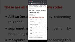 It will definitely help you stand out from the crowd. All Star Tower Defense Codes Youtube