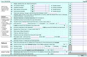 Again, this is different starting with the 2018 tax year, because there is now just one 1040 for every filer. Taxprof Blog