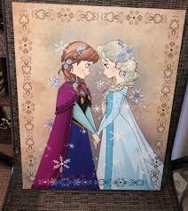 Uppvuxen längst in i dom småländska skogarna. Disney Frozen Canvas Wall Art Anna Elsa Mercari Frozen Canvas Frozen Wall Art Canvas Wall Art