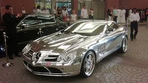 I Should Have This One Already But It Is Beautiful He 18k White Gold Used In This Car Owned By Abu Dhabi An Oil Bil Chrome Cars Gold Mercedes Mercedes Sport