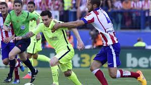 The first half substitute gets taken off before he is sent off. Barcelona Defeat Atletico Madrid To Claim La Liga Title Cnn