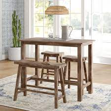 Using black and white later kitchen table sets, provides a clean, fresh, elegant atmosphere. Bar Counter Height Dining Sets On Sale Now Wayfair