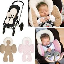 Baby Stroller Cushion Car Seat Accessories Carriage Thermal Pad Liner Children Shoulder Belt Strap Cover Ne Baby Car Seats Toddler Cushions Body Support Pillow