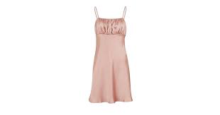 Check spelling or type a new query. Pale Pink Satin Ruched Bustier Slip Dress New Look