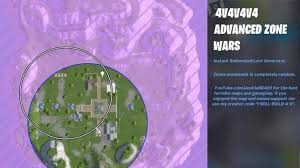 Get eliminations in zone wars matches (0/10) deal damage to opponents with assault rifles in zone wars (0/1,000) build structures in zone wars (0/250). 4v4v4v4 Advanced Zone Wars V1 0