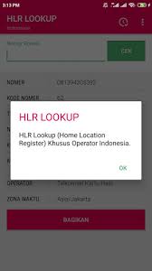 Cek sim card provider, city indonesia. Hlr Lookup Id 1 3 Apk Androidappsapk Co