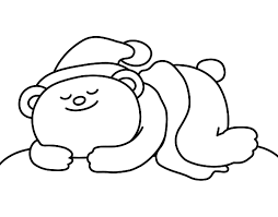 Dibujo De Oso Durmiendo Para Colorear Aplike Sablonlari Boyama Sayfalari Nakis Desenleri