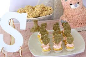 That's what little girls are made of. Pink And Gold Baby Shower Sincerely Jean