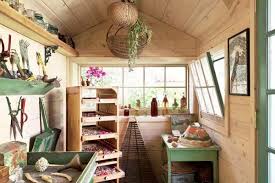 The Ultimate Bonus Room Just Might Be A Shed Shed Interior Backyard Sheds Shed Interior Design Ideas