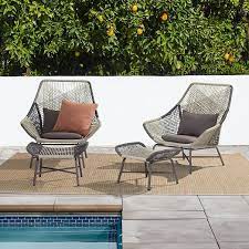 Huron Outdoor Large Lounge Chair Cushion West Elm Outdoor Chairs Large Lounge Chair Outdoor Lounge Chair Cushions