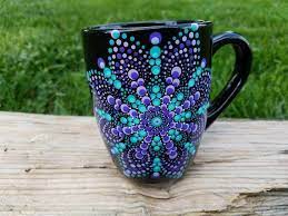 Daylily Inspired Mandala Ceramic Mug Orange Lily Mandala Mug Orange Dot Mandala Mug Orange Mandala Mug Yellow Mandala Mugs Mandala Gift Mandala Mug Mandala Painting Mandala