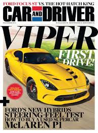 Car And Driver Magazine Just 4 50 Year Car And Driver Ford Focus St Driver Covers