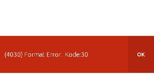 Lamanya bervariasi dari 1 menit hingga 1 jam, atau mungkin lebih. Masalah Brimo 4030 Format Error Kode 30