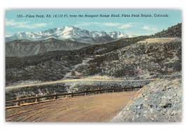 Colorado Springs Colorado Rampart Range Road Vintage Grusskarten Echte Postkarten Online Versenden