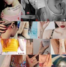 Pin De Pawekorn Pp Em Hyuna Tatoo Tatuagem De Irmas Tatuagem